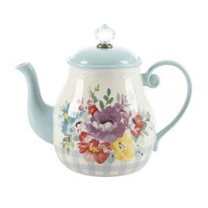 Pioneer woman sweet romance blossom tea kettle 1.48 quarts new